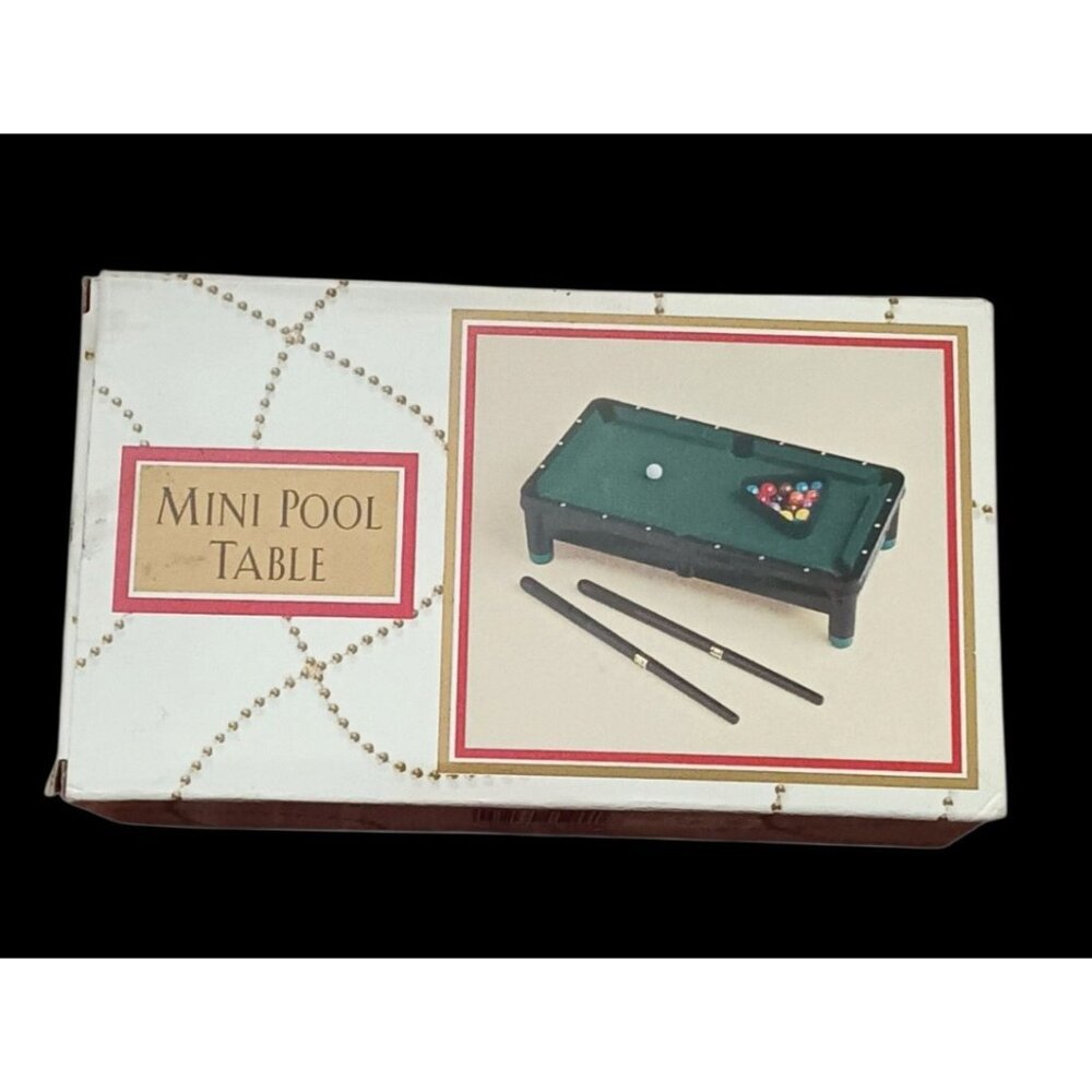 Novelty Desktop Miniature Pool Table Office Fun Gift for Boss Executive